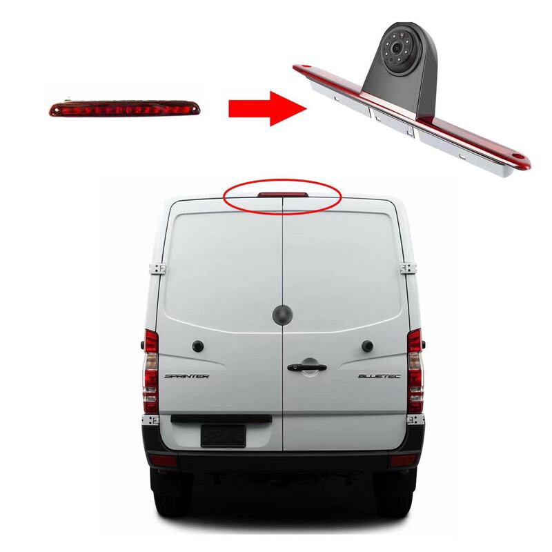 Suitable for Mercedes-Benz Spint Lint Volkswagen high-position brake light 4089 night vision HD reversing image camera Suitable for Mercedes-Benz Spint Lint Volkswagen high-position brake light 4089 night vision HD reversing image camera