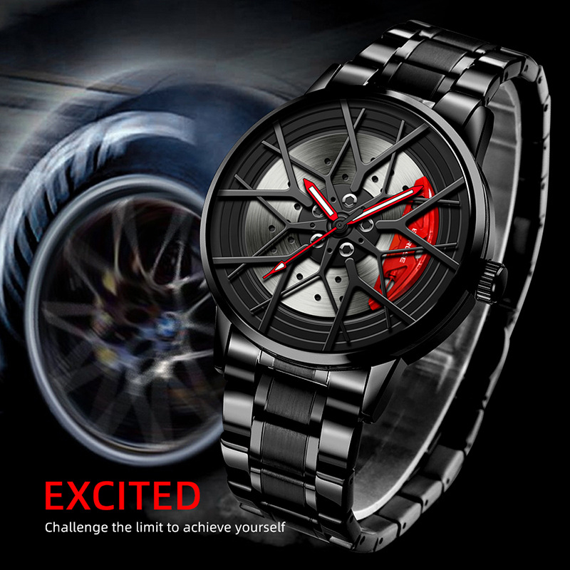 BORUSE Yellow Watches for Men Business Chronograph  Silicone Waterproof Quartz Wristwatch Reloj Hombre main image 0
