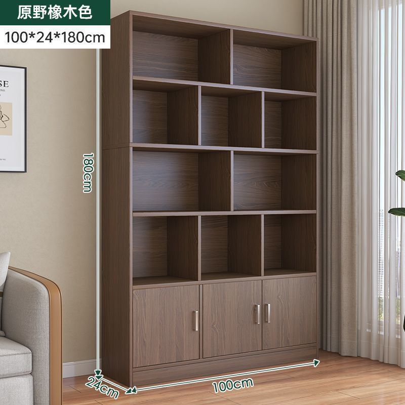 实木生态板酒柜靠墙客厅置物展示柜商用酒架家用新中式书柜|undefined