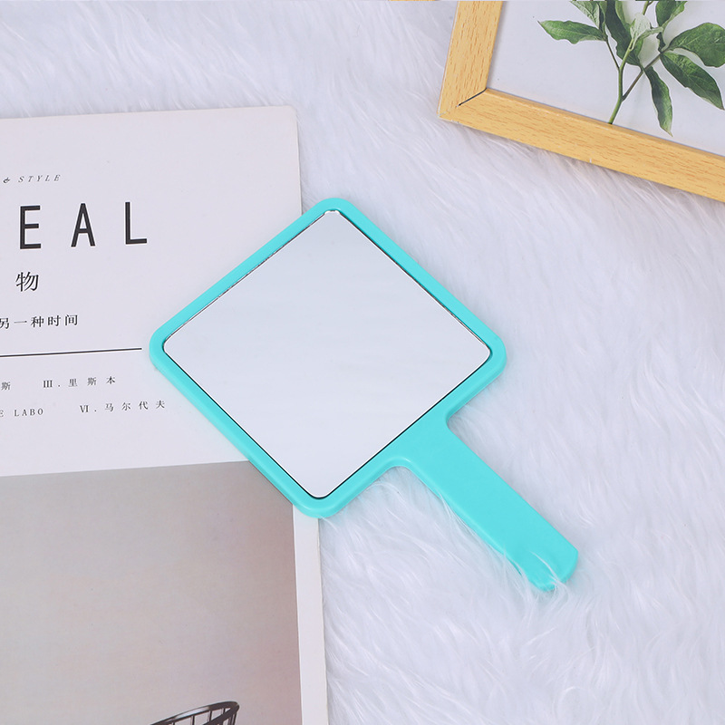 Espejo acrílico personalizable para regalo, espejo pequeño cuadrado de mano para maquillaje, espejo portátil de escritorio para mujer, espejo de tocador de alta definición image 20