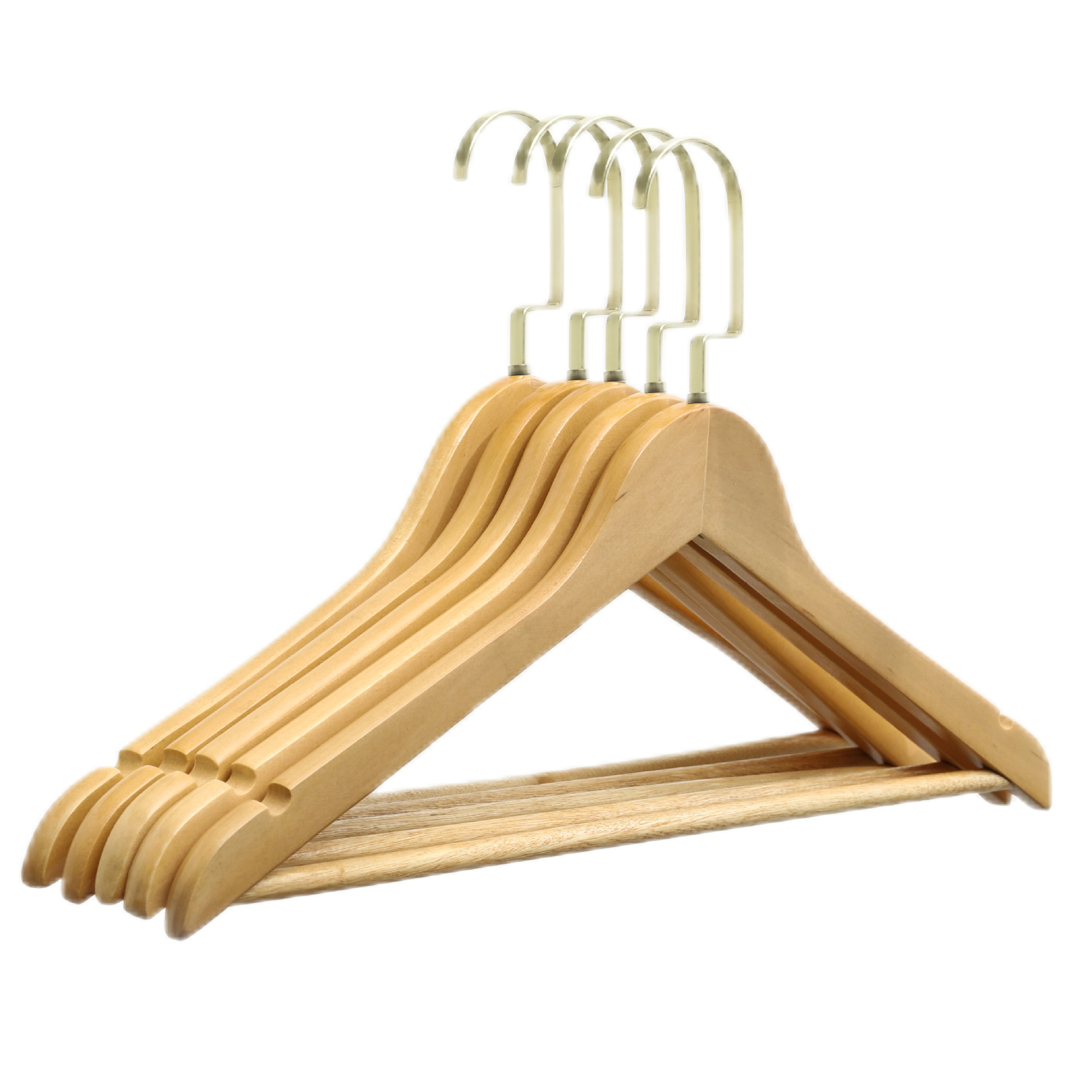 Percha de ropa de madera percha de ropa tienda de ropa percha de ropa madera maciza percha de registro sin costura al por mayor