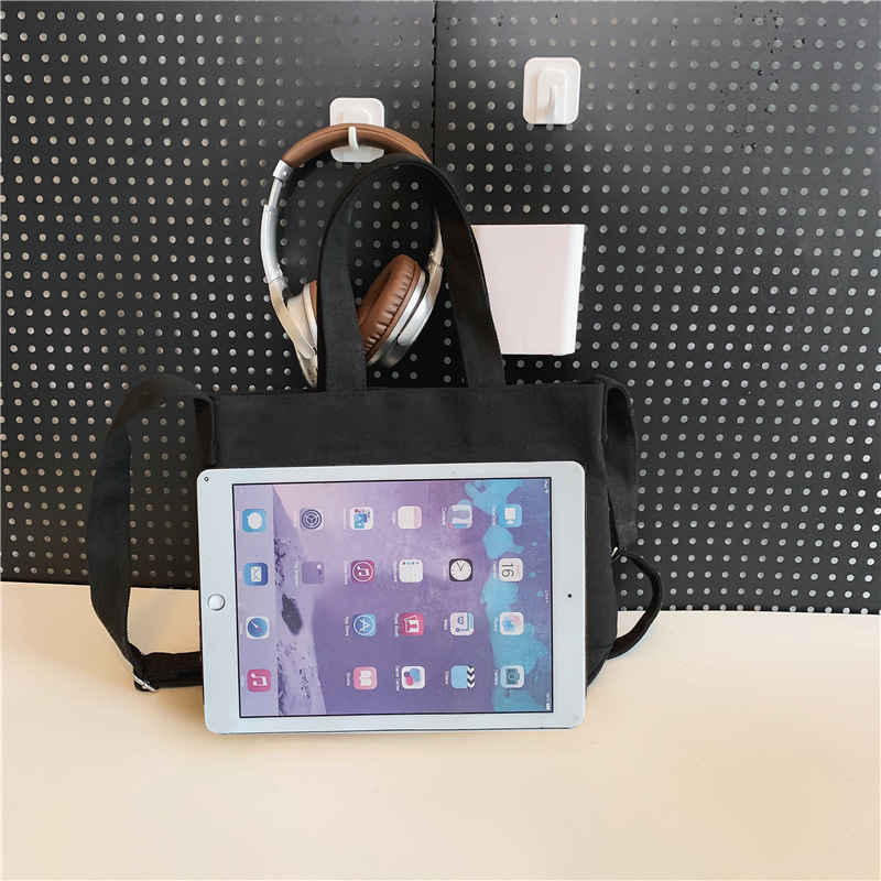 Bolso de lona para mujer 2024 nuevo bolso de viaje simple bolso de mano informal bolso de mensajero de hombro para estudiantes