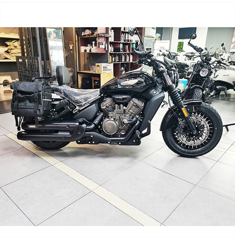 Suitable for Benda Black Flag -499.999999999% off motorcycle with foldable and extendable backrest, driver and passenger backrest modification