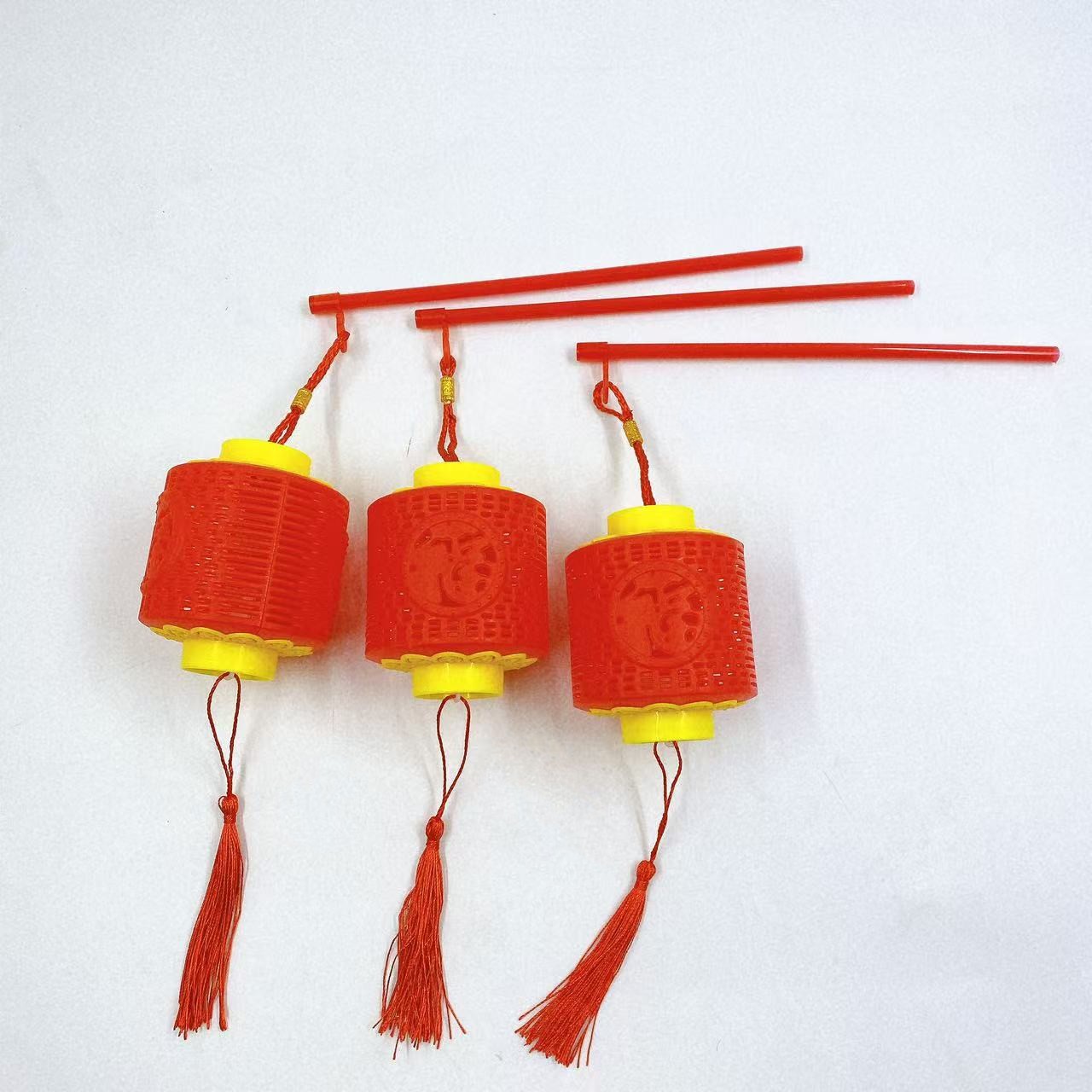 Lanternas portátiles para niños de Año Nuevo Festival de linternas Fu Zi luz pequeña linterna festiva lanternas rojas estand 2 yuanes lotes de grandes almacenes