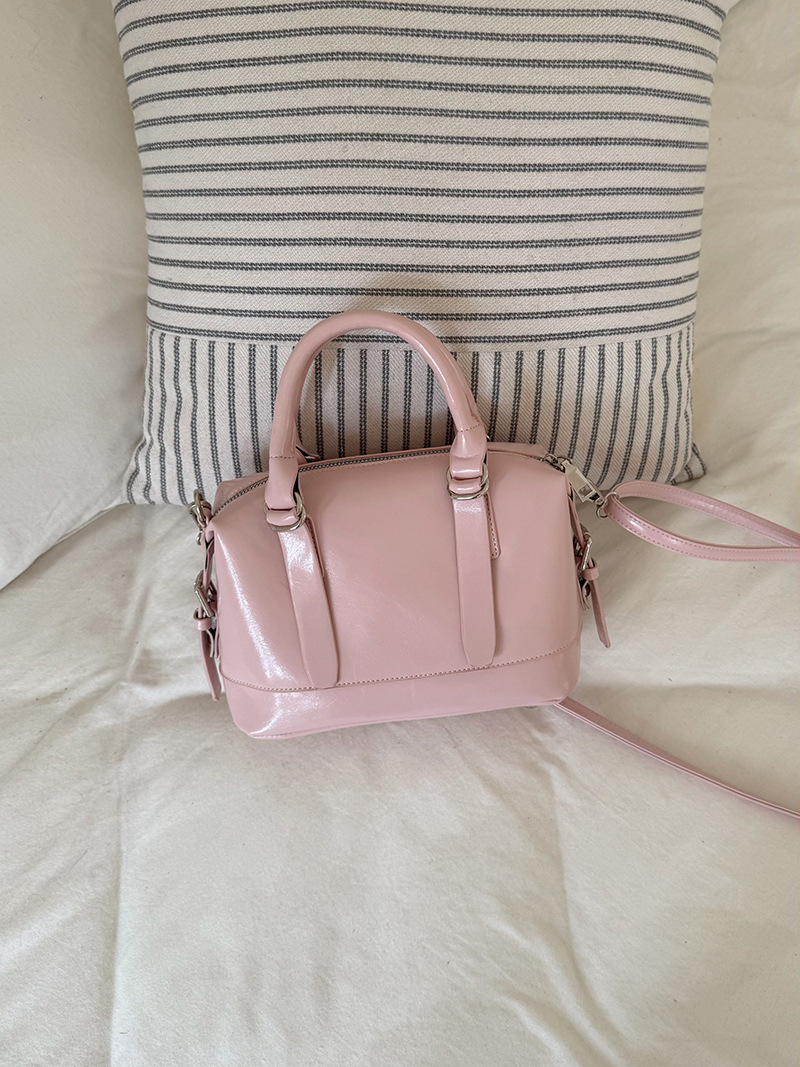 Vintage Niche Handheld Bowling Bag For Women Autumn 2026 New Trendy Korean Commuter Multifunctional Crossbody Bag - Thumbnail 6