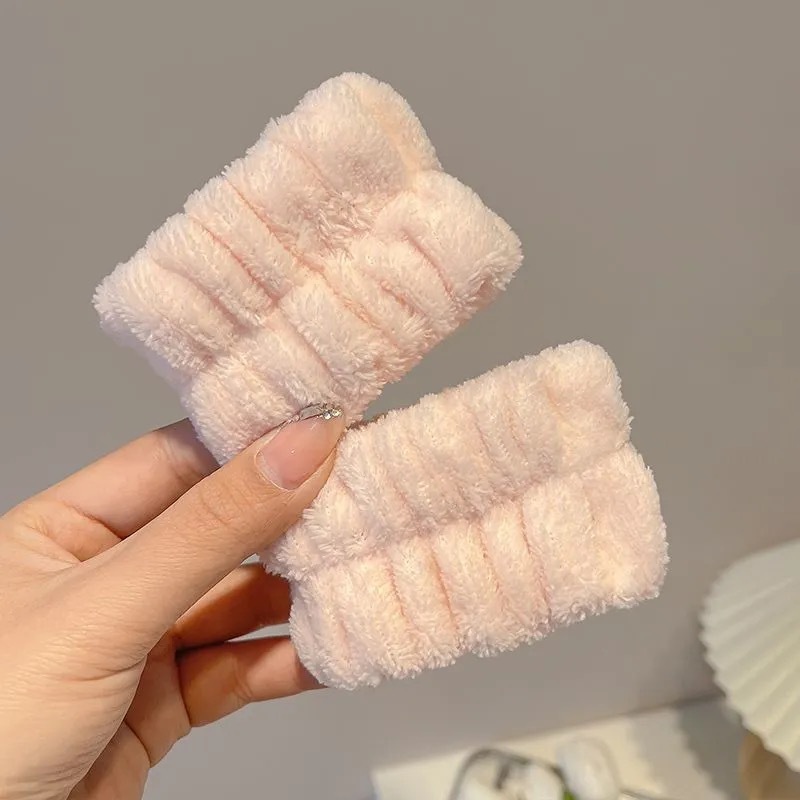 厂家批发韩版女洗脸敷面膜化妆可爱兔子耳朵束发带洗脸防湿手腕带|undefined