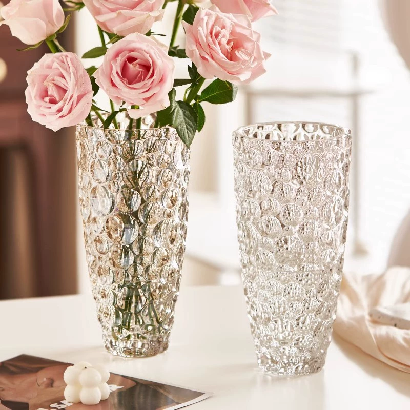 Ваза украшение высокого уровня Rs ветер легкий экстравагантный хрустальное стекло прозрачные водные цветы цветочные композиции для гостиной обеденный стол украшения