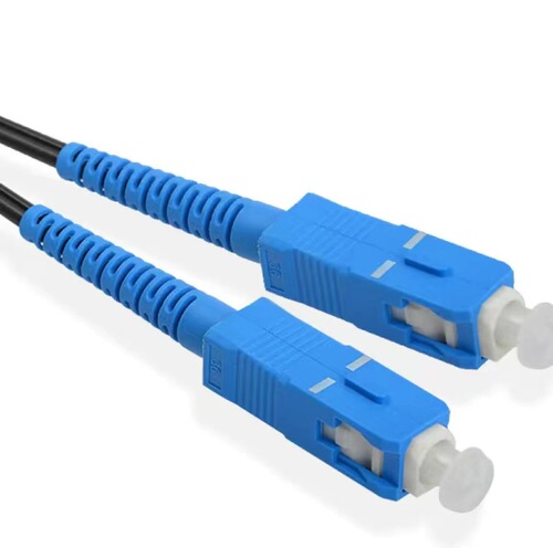 FTTH fiber, telecom-grade outdoor pigtail optical fiber SC-SC finished pigtail jumper, 1 core, 3 steel wires