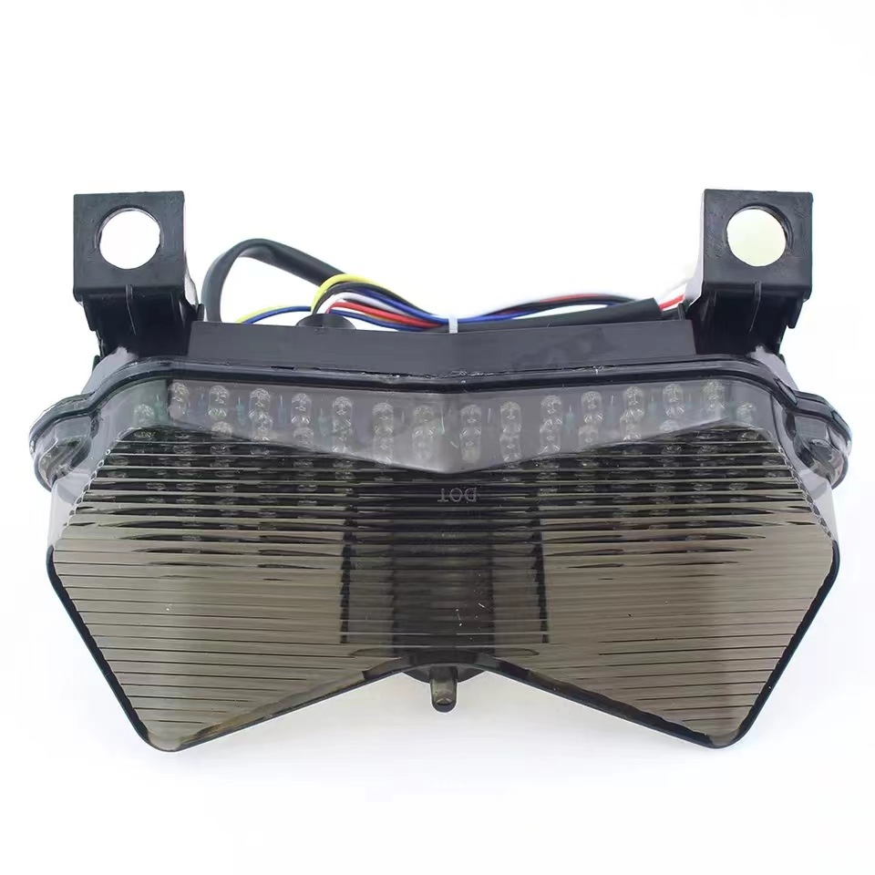 KAWASAKI 636 ZX6R 2003-04 LED luz de freno modificada luz trasera con función de señal de giro