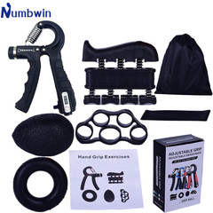 Counting gripper nine-piece set adjustable 5-60kg finger strength device home fitness small equipment hand training box