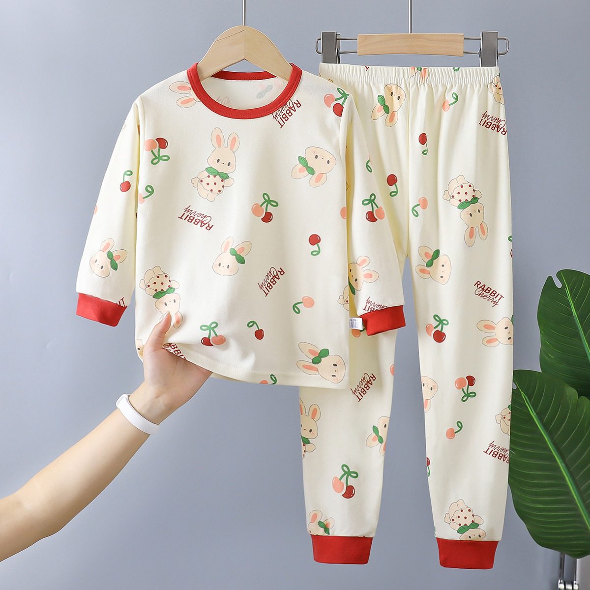 Ropa interior para niños traje de algodón homewear para niñas niños adolescentes medio y grande ropa de otoño caliente para niños pantalones largos ropa para niños