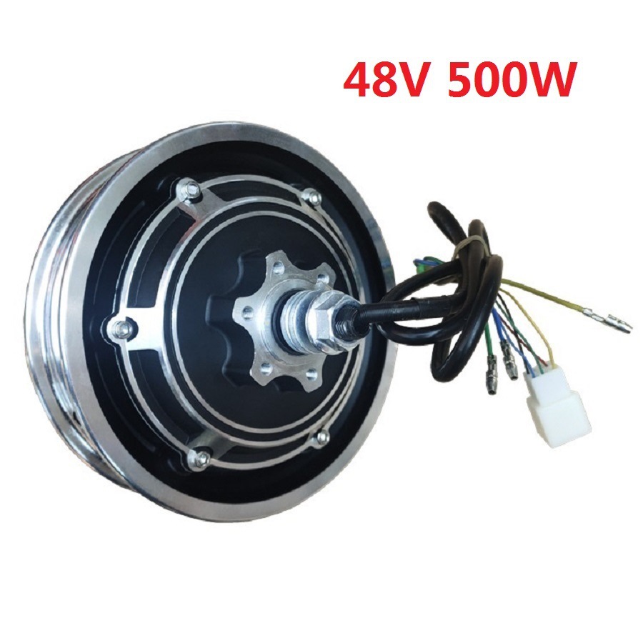 10 pulgadas Kugoo motor motor de scooter eléctrico freno de disco sin escobillas 36V48V350W500W