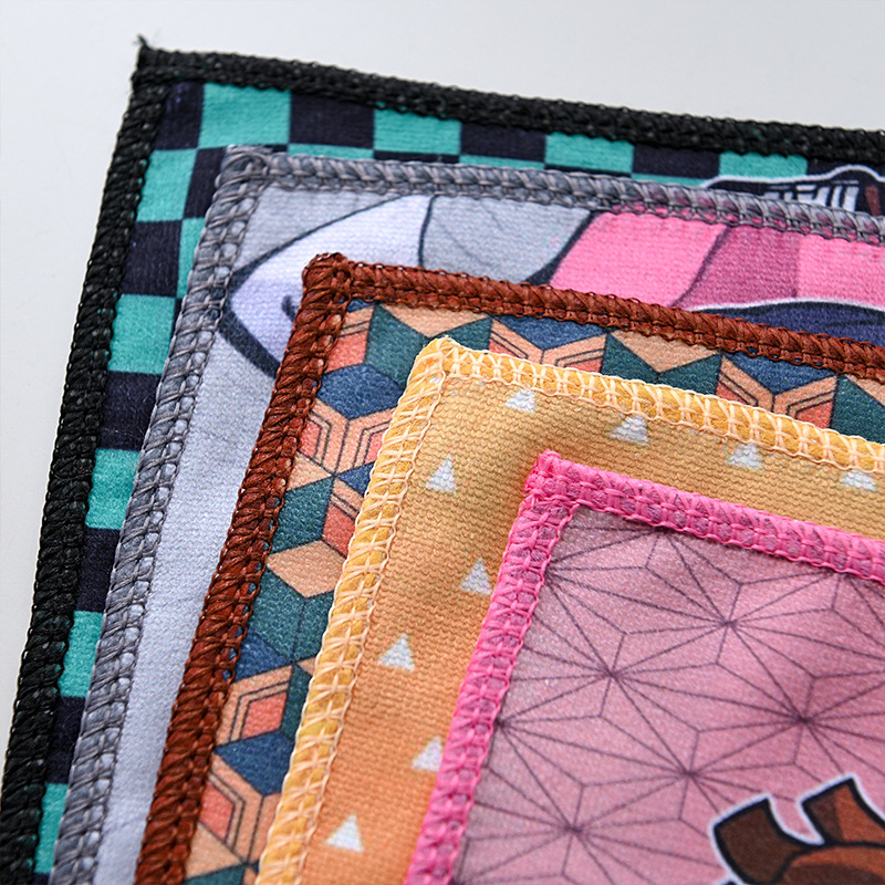 Gran por mayor lindo dibujo animado colgar toallas de mano no caer cabello niños toallas cuadradas cocina toallas de absorción de secado rápido