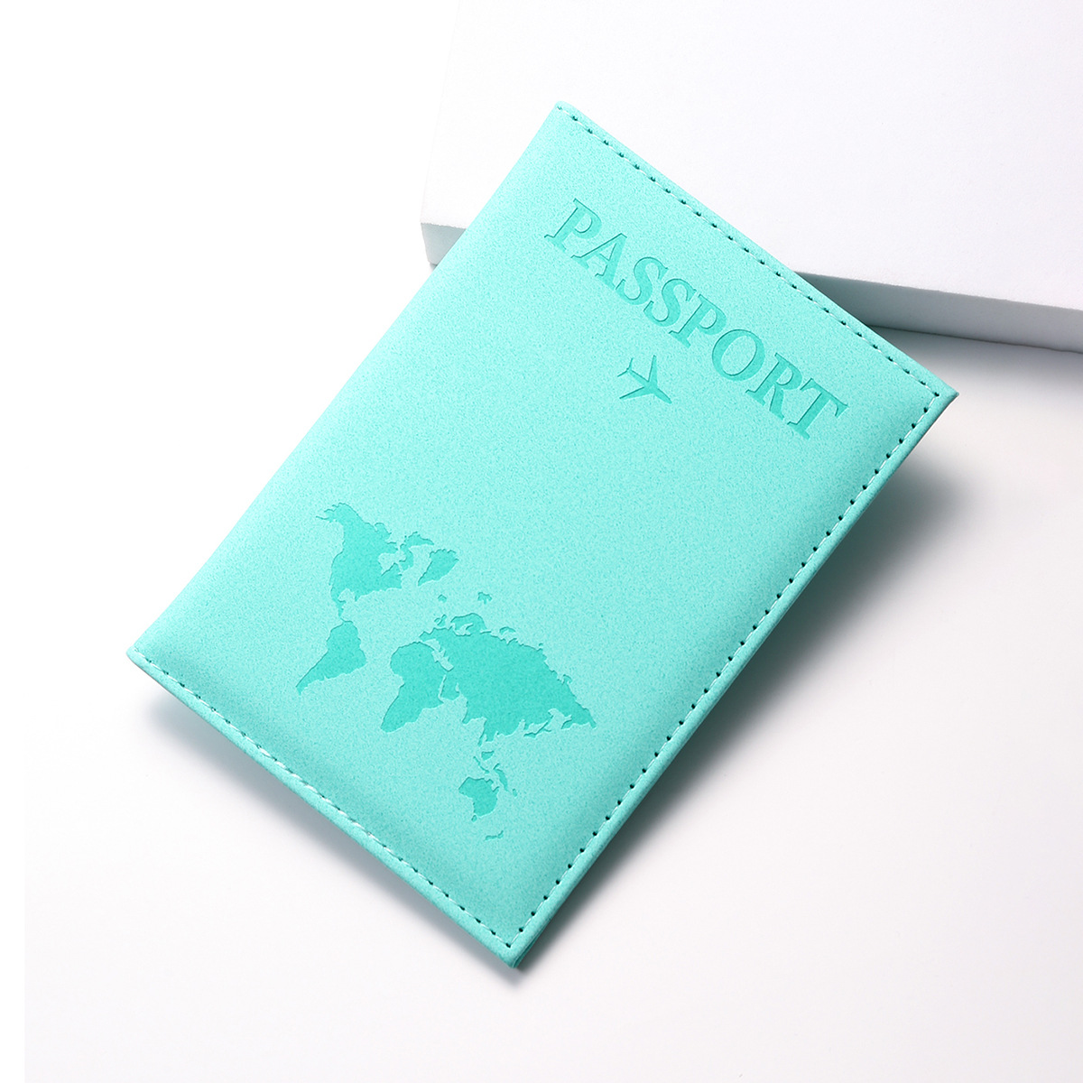 multi color map passport bag travel document bag passport holder passport protective cover couple passport bag_voghion.com