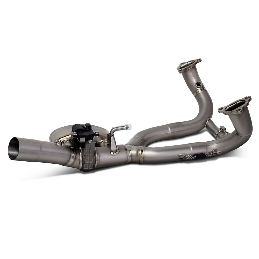 Suitable for Bmw Motorcycle Exhaust Modification R1250Gs/Adv Waterbird Valve Titanium Alloy Front Section 65mm