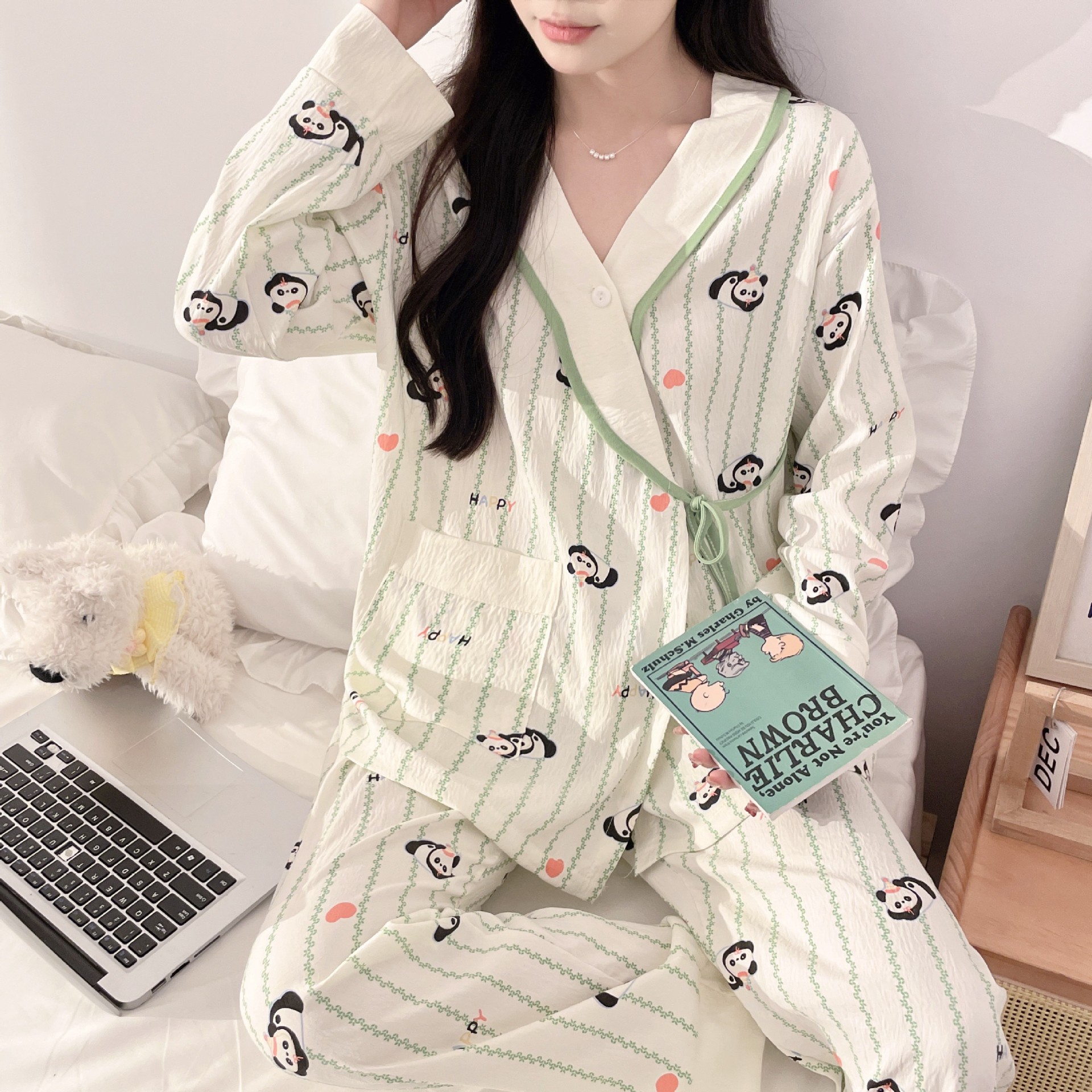 月子服春夏新款云朵棉产妇产后哺乳衣日式和服家居服一件代发包邮