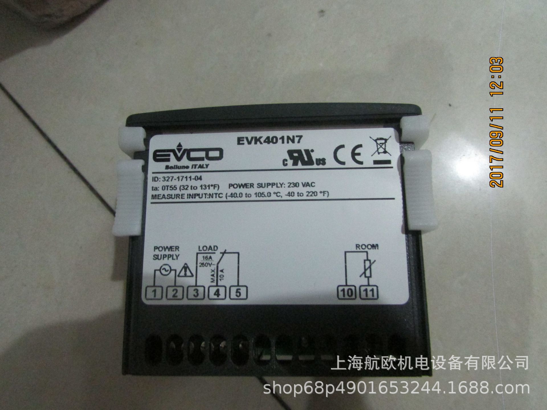 EVCO温控器EVK401N7/EVHP503/EVTPN830P200