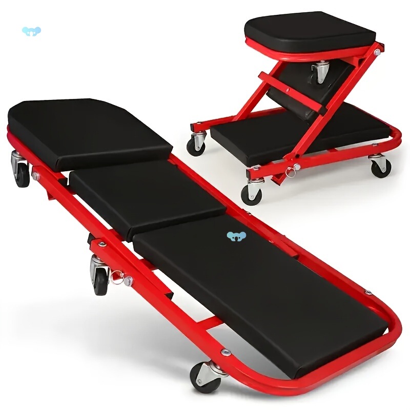 2 in 1 Mechanics Creeper 36 Inch Z Shape Foldable Creeper|undefined