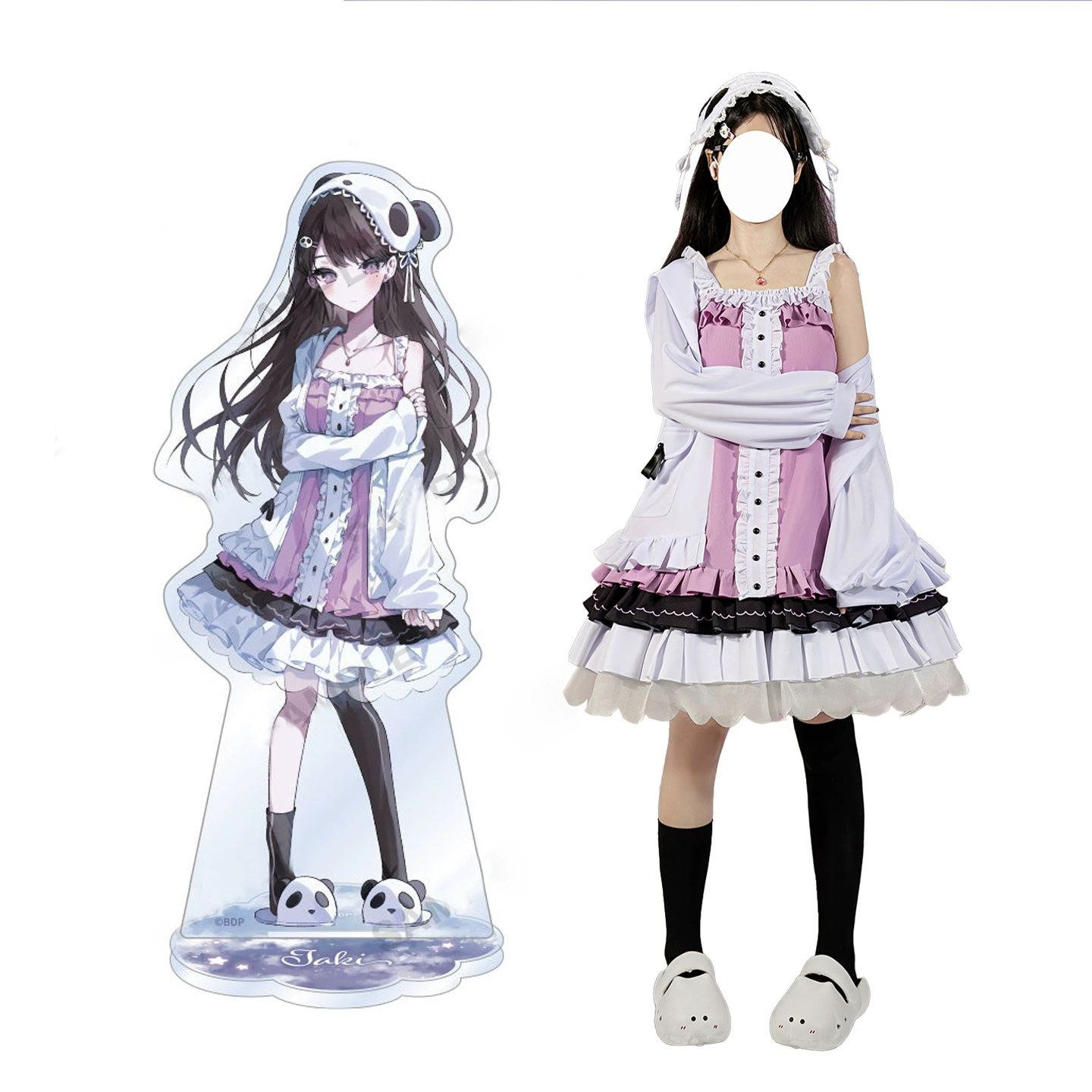 Bangdream mygo пижамная вечеринка Рики Шиина 2D косплей аниме/игра CG1929