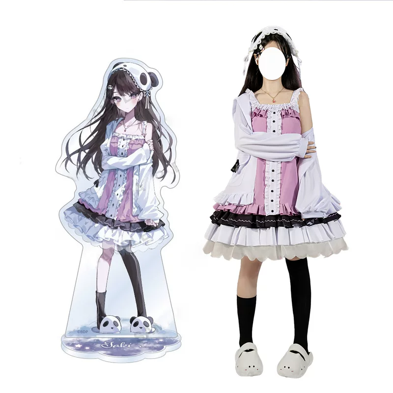 Bangdream mygo пижамная вечеринка Рики Шиина 2D косплей аниме/игра CG1929