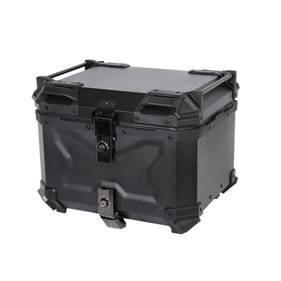 All Black Black Warrior: Motorcycle trunk