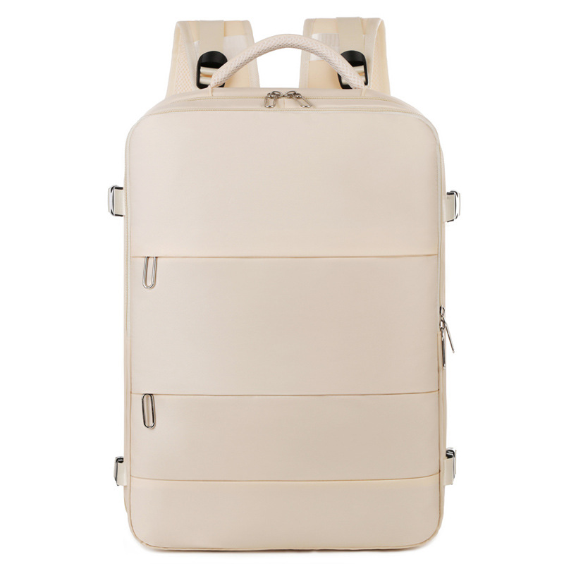 Bolsa de hombro de color sólido de gran capacidad tipo caja colgante varilla de tracción independiente bolsa de viaje para mujeres mochila ocio multifuncional