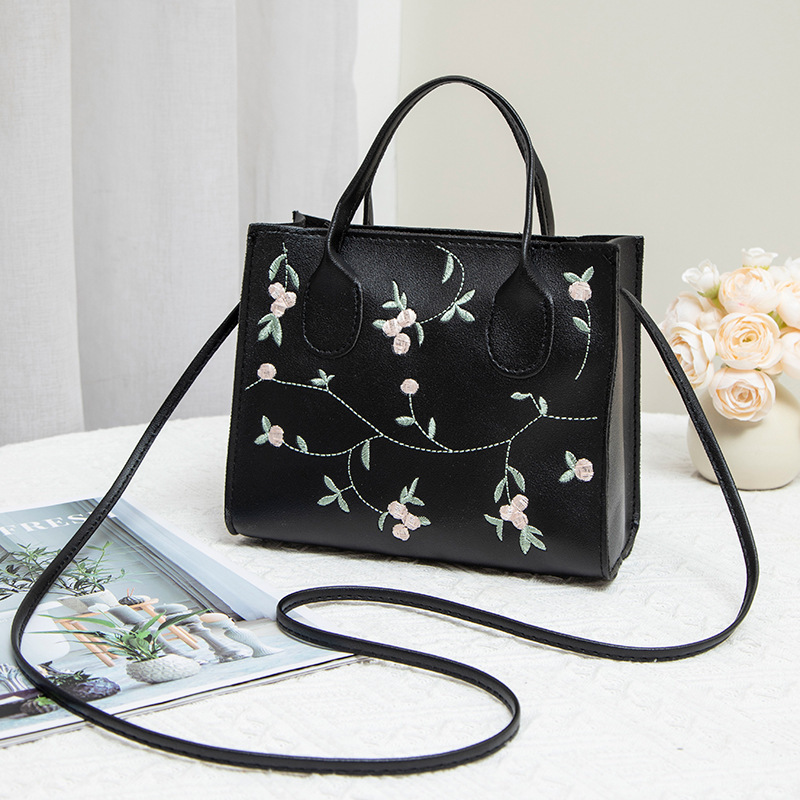 Bolsas de brazo de moda de dama bordadas nicho elegantes bolsas de dama de moda de viaje de brazo bolsas de hombro