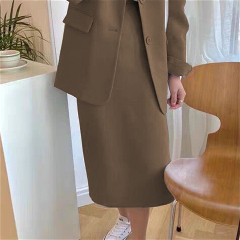 2026 New Elegant Goddess-Style Suit Set for White-Collar Workers and Customer Service Staff, Multi-Color Skirt