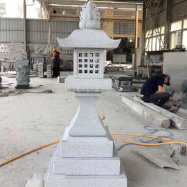 大理石石灯 寺庙石雕灯笼图片 款式多样加工工期准 福建石雕