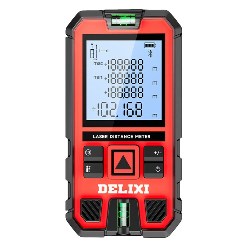 Лазерный дальномер Delixi Высокоточный электронный измерительный портативный многофункциональный Инфракрасный измерительный прибор для измерения уровня комнаты