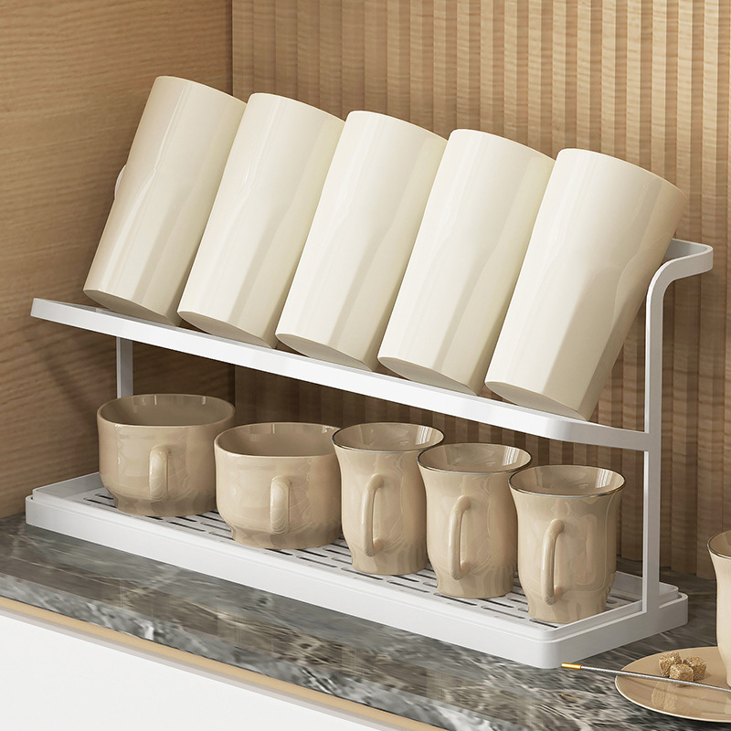 Cup holder, cup storage rack, drain cup, teacup rack, tea set, glass cup, coffee, hanging upside down to dry, thermos cup