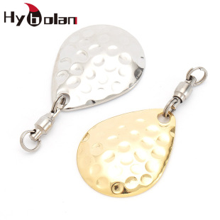 Luya bait modification DIY bearing swivel noise piece water drop reflector accessories for VIB Lei frog composite sequins