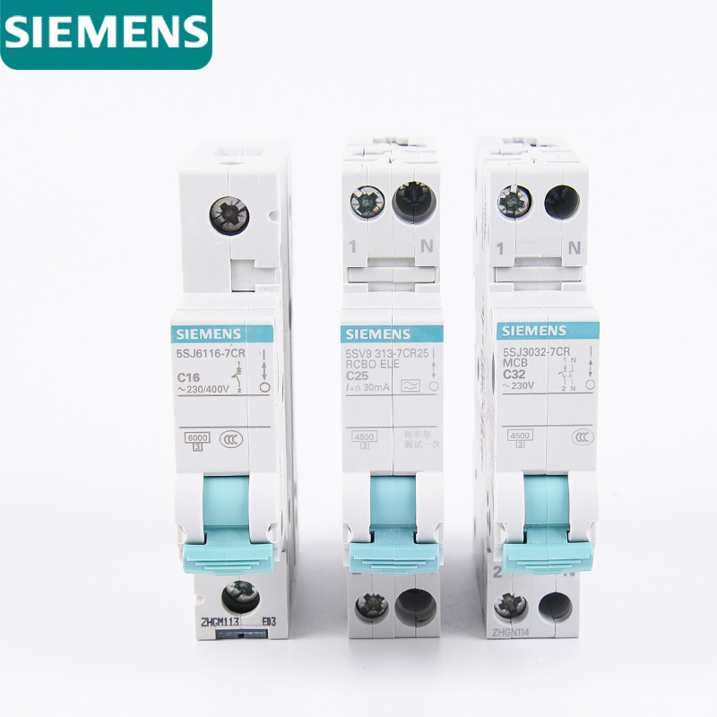 Siemens air-open household protection circuit breaker 1P/2P/3P/4P63A total leakage air switch double in and double out
