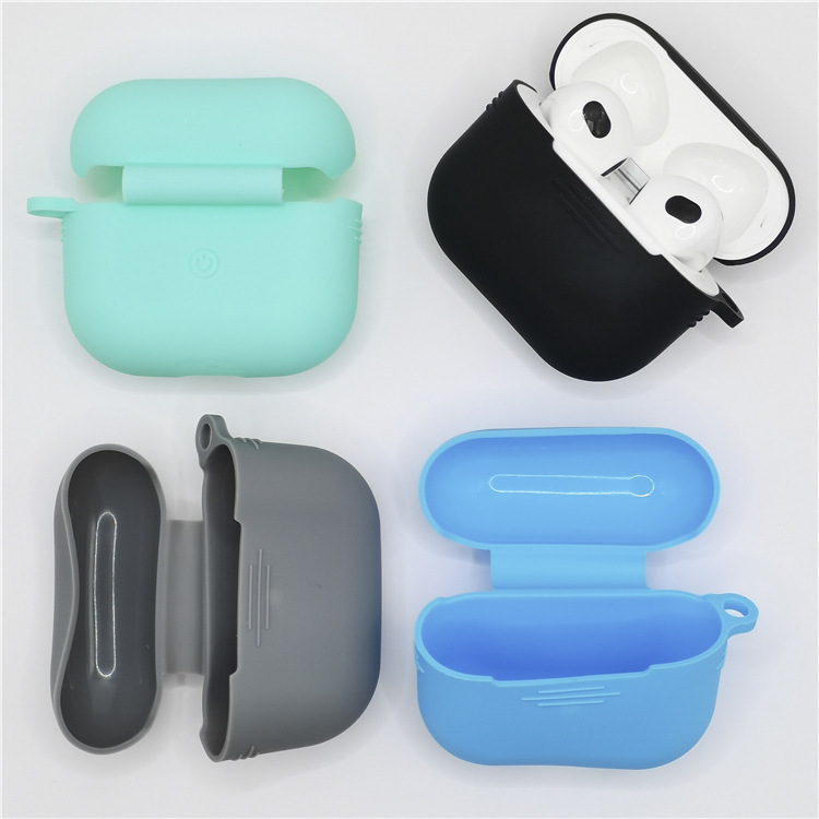 Suitable for Apple Airpods 3 Generation Wireless Bluetooth Headset Silicone Case Anti-fall Storage Bag Thin