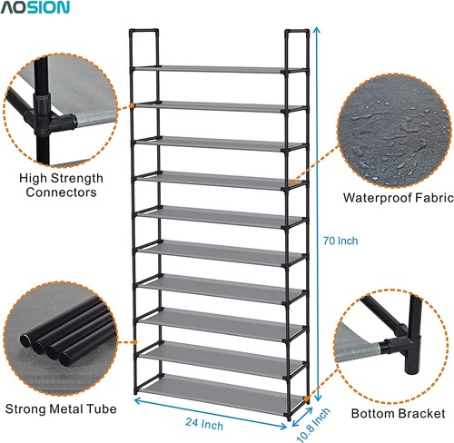 Simple shoe rack dormitory home cheap factory wholesale shoe holder multi-layer assembled dustproof shoe cabinet storage display rack
