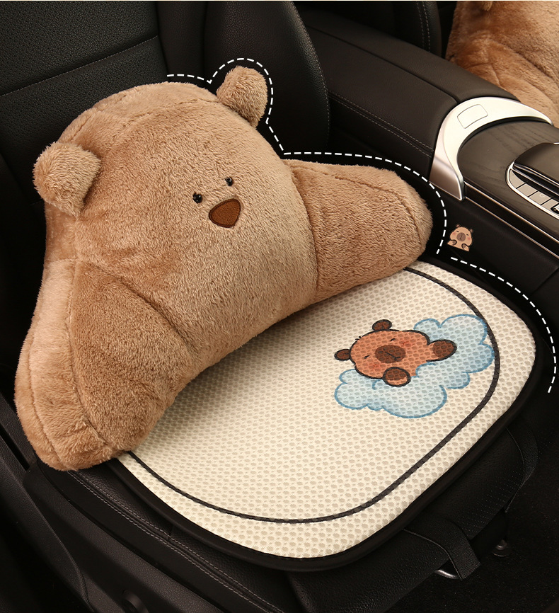 26 Car Seat Cushions for All Seasons, Trendy Seat Cushions, Car Seat Covers, New Half-Cover Rear Seat Covers for Women