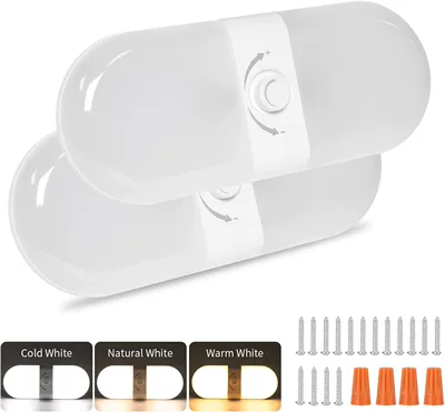 Cross-Border Supply of Rvled Rv Other lights - rv-light-02-classic-knob-dimming-milky-white-shell-model-cross-border-exclusive-supply