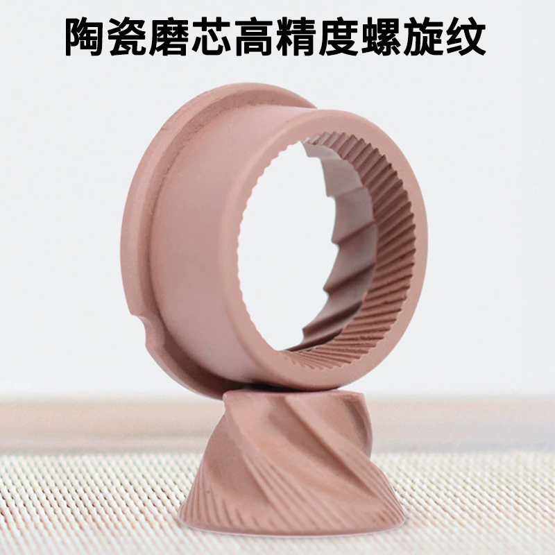 Handheld coffee ceramic white chopper