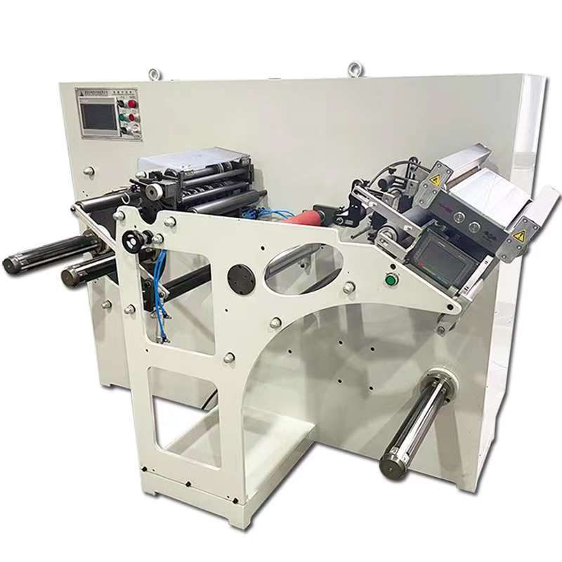 高速薄膜商标分切机 速度400米每分钟 纸类不干胶商标分切机