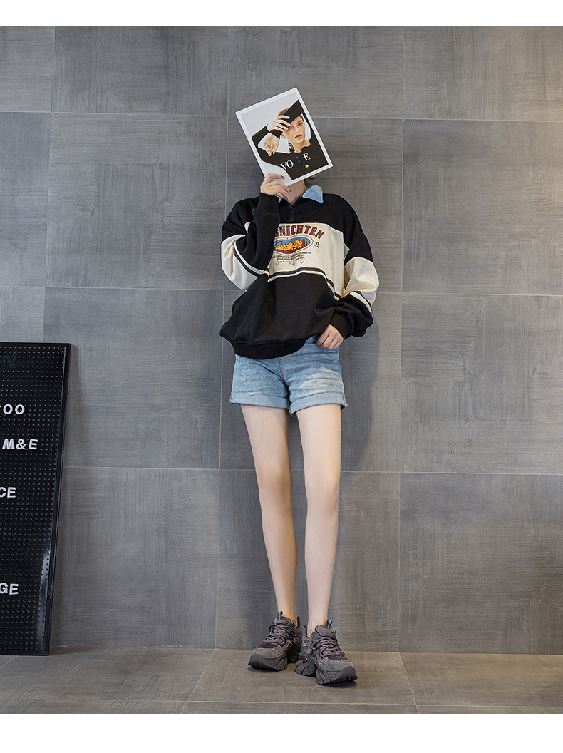 Giày sneaker nữ chunky đế dày tăng chiều cao, phong cách năng động, đế đệm khí — M2957 màu nâu, M2957 màu xám, M2957 màu đen chi tiết 24
