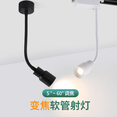 ホースの小さいスポットライトは壁の長い棒を掛けてズームして焦点を合わせることができます。