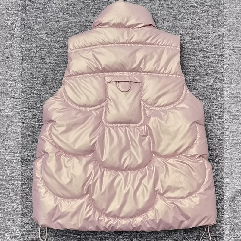Chaleco de mujer para invierno, chaleco acolchado con cordón_voghion.com