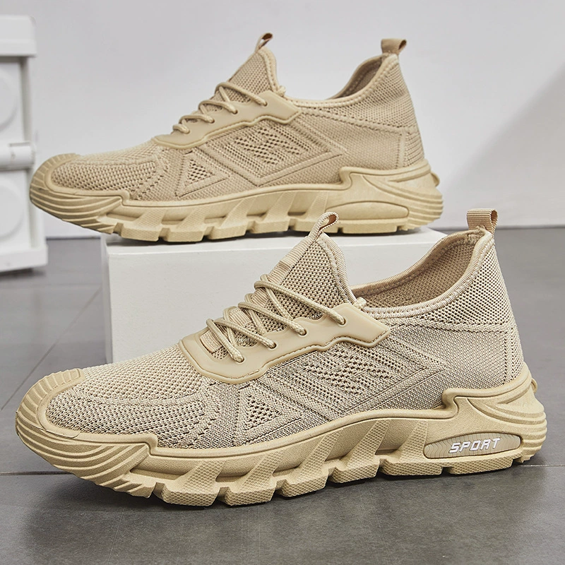 2025 весна и лето новая мужская обувь дышащая сетка легкая мягкая обувь для бега повседневная обувь большого размера TEMU от имени волос