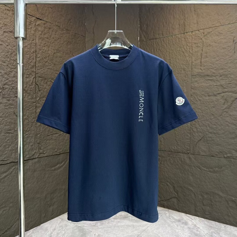 高バージョンの新しい植毛Monモンフルプリントクレア口ベルクロ半袖ユニセックスTシャツトップカップル着用|undefined
