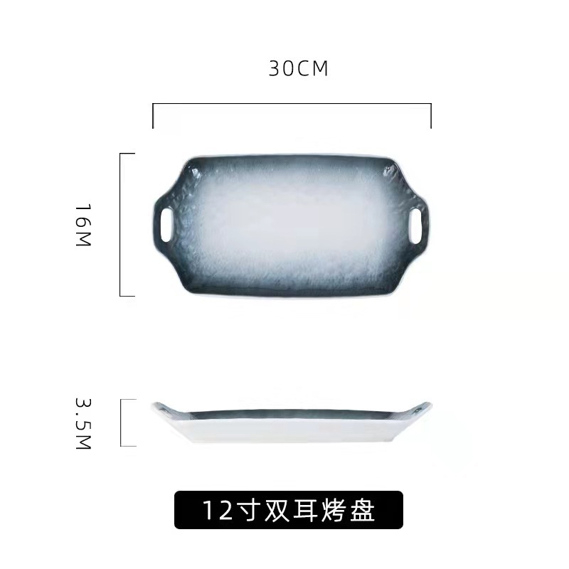 Cuenco y plato de estilo japonés traje de hogar creativo cuenco y plato de cerámica nórdica vajilla traje de lujo ligero cuenco y plato combinación cuenco y plato