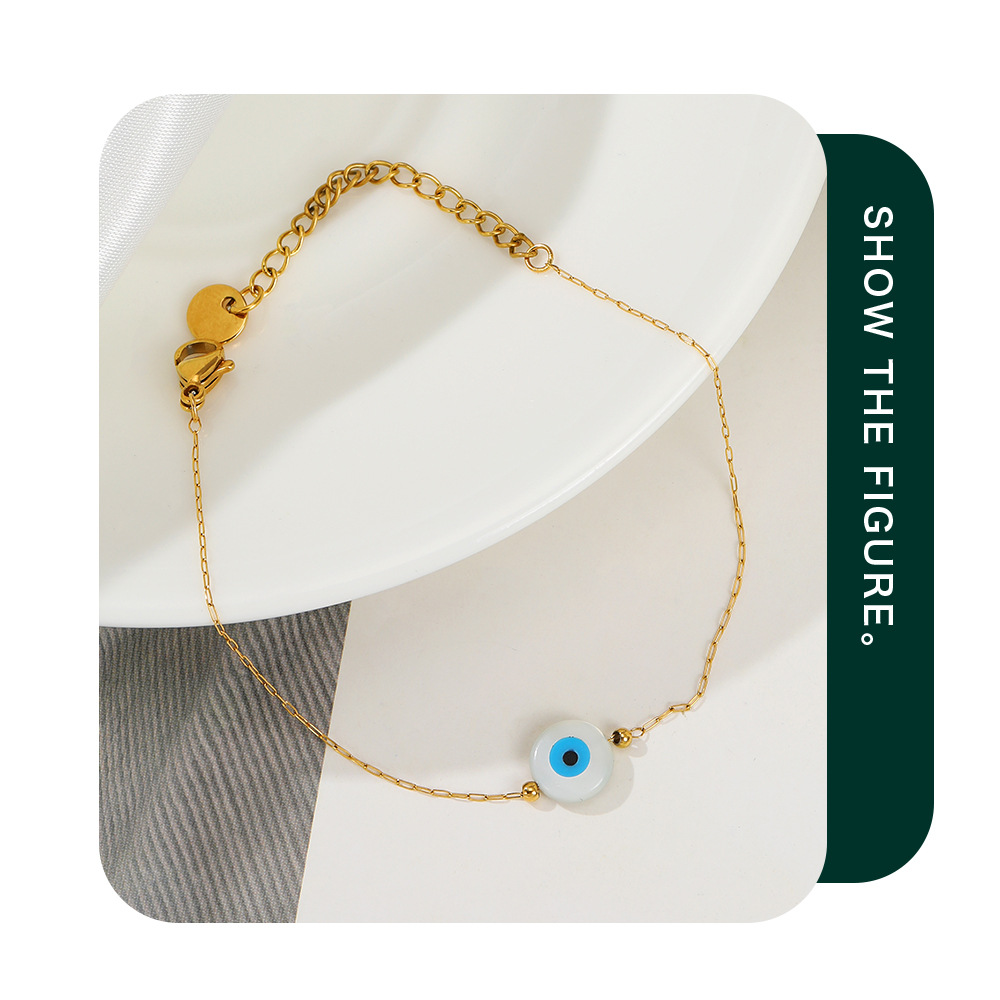 Fashion Eye Stainless Steel Plating Bracelets 1 Piece