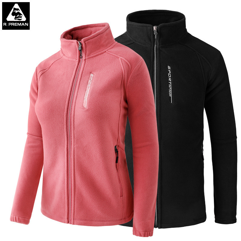 Autumn and Winter Outdoor Fleece Sweatshirt Casual Windproof Warm Fleece Jacket Men's Cardigan Thickened Women's Polar Fleece Coat