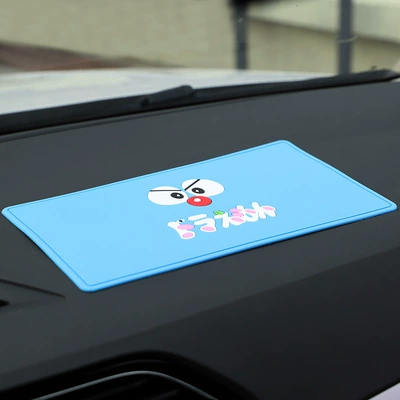 Factory Direct car cute cartoon Anti-slip mat - blue-cat-standard
