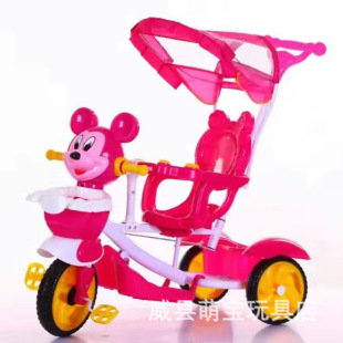 Children's tricycle stroller 1-5 years old stroller four-in-one children's tricycle stroller bicycle baby stroller