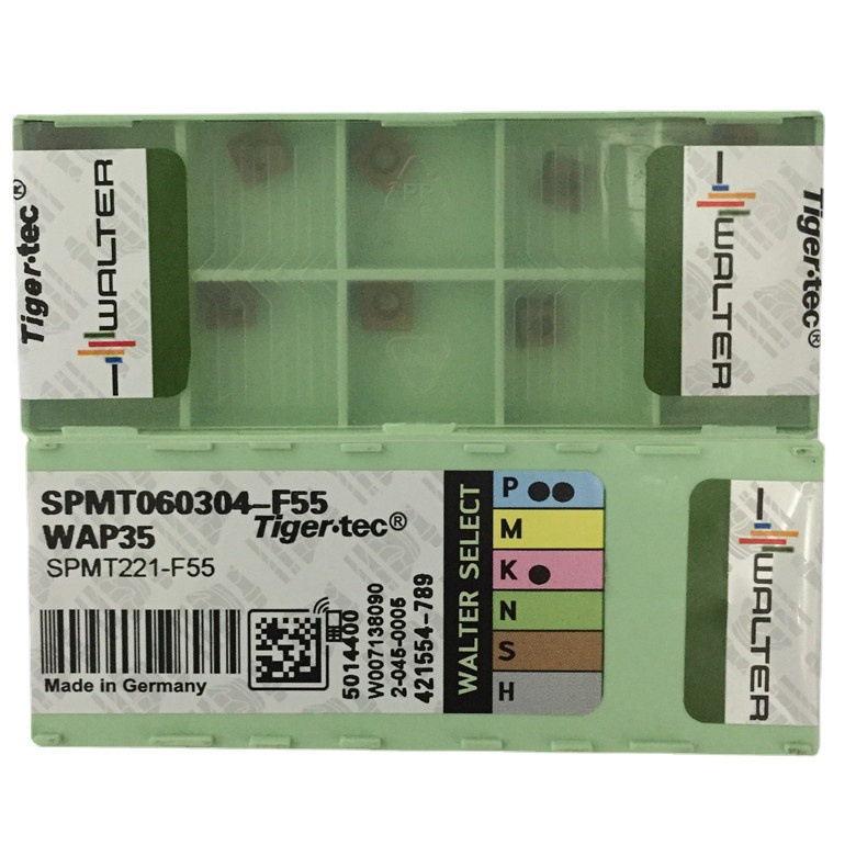 原装WALTER瓦尔特数控车削刀具SPMT060304-F55 WAP35菱形80度刀片